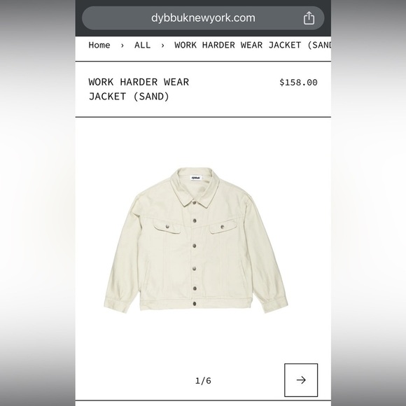 DYBBUK Oversized Denim Trucker Jacket - Picture 3 of 11